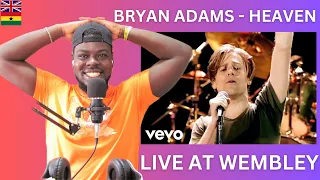 Bryan Adams Gave Me Goosebumps! BRYAN ADAMS - HEAVEN LIVE AT WEMBLEY 1996 (REACTION)