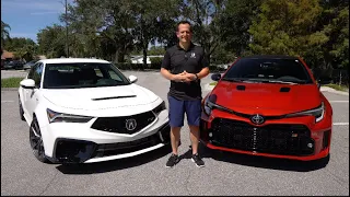 Is the 2024 Acura Integra Type S BETTER Hot Hatch than a Toyota GR Corolla?