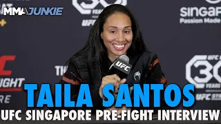 Taila Santos: Champ Alexa Grasso is Good Fighter But 'She's Not Dangerous' | UFC Singapore