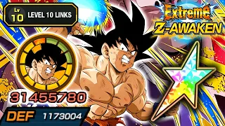 100% EZA PHY SPIRIT BOMB GOKU LEVEL 10 LINKS + STICKER EFFECT! Dragon Ball Z Dokkan Battle