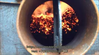 Углевыжигательная печь для производства древесного угля
