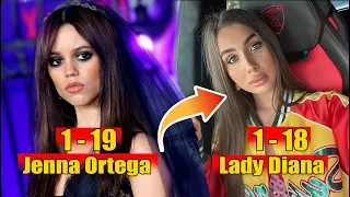 Jenna Ortega VS. Lady Diana TRANSFORMATION from 1 to 19 y.o.