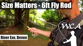 Fly Fishing for Wild Brown Trout with a 6ft 3 weight rod and Furled Leader