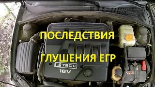 Последствия глушения ЕГР (EGR)