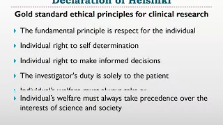 Regulations and Good Clinical Practices