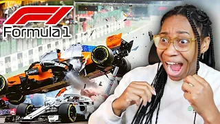 AMERICAN REACTS TO FORMULA 1 BIGGEST CRASHES! 😳