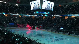 San Jose Sharks game 7 intro versus Las Vegas Knights.  Please subscribe