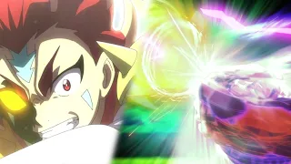 Final Battle! Rashad vs Bell! BEYBLADE BURST DB EPISODE 52 Explosion! The Final Battle! FULL CLIP