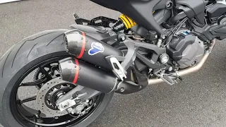 Ducati Monster 937 / 950 / 2021 Full Exhaust Termignoni NO DB Killers !!!