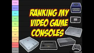 Ranking my own video game consoles, from LEAST FAVORITE to FAVORITE.