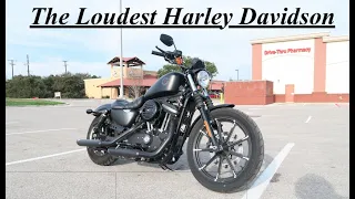 2019 Harley Davidson Sportster 883 with Vance and Hines Exhaust First Ride