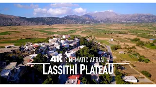 LASITHI Λασίθι Drone 4K 🇬🇷 Aerial Οροπέδιο Λασιθίου CRETE GREECE