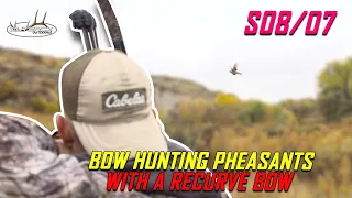 Bow Hunting Pheasants With A Recurve Bow S08/E07