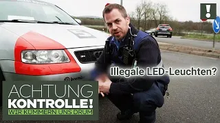 LED-Leuchten ILLEGAL? ❌ Tuner-Treffen unter KONTROLLE! |2/2| Kabel Eins | Achtung Kontrolle