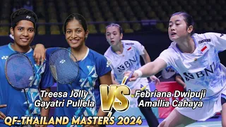 Febriana Dwipuji/Amallia Cahaya vs Treesa Jolly/Gayatri Pullela || QF Thailand Masters 2024