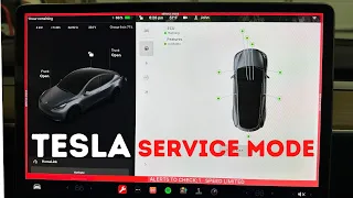 How to Enable Tesla Service Mode