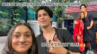 MY FIRST EVER WORKSHOP✨ | MET THIS NATIONAL BLUSH BOY | Shehzaan Khan | Dance vlog