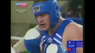 Alexander Povetkin (RUS) vs. Jaroslavas Jakšto (LTU) European Boxing Championships 2004 SF's (91+kg)