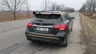 Mercedes-AMG GLA 45 4Matic: engine + exhaust sound, launch control