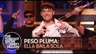 Peso Pluma: Ella Baila Sola | The Tonight Show Starring Jimmy Fallon United States Studio