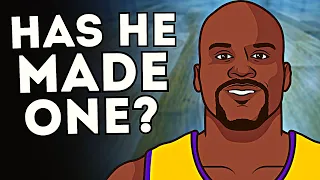 I found every Shaquille O'Neal 3 point attempt...