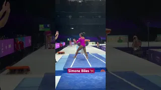 Simone Biles vaulting at the World Champs 😍