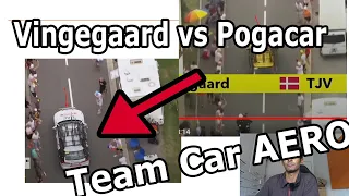 Jumbo Visma Team Car giving Vingegaard an advantage?? Pogacar gets reamed