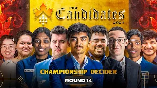 Gukesh wins Candidates!!! | Rd 14 | Guki - Hikaru | (Gukesh Cam) Harshit Srinath Sagar Amruta