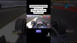 Toro Rosso/AlphaTauri Onboards Through The Years 2006-2023
