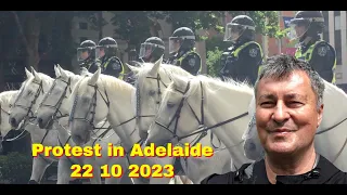 Protest in Adelaide 22 10 2023 | This is Not A Chess Video