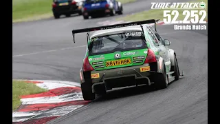 Brands Hatch 52.25sec Clio 172 turbo. Time attack Round 4. Building the fastest.