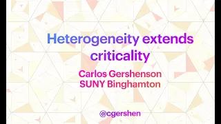 "Heterogeneity Extends Criticality"