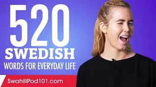 520 Swedish Words for Everyday Life - Basic Vocabulary #26