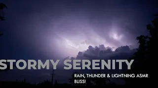 🌟 Stormy Serenity: Rain, Thunder & Lightning ASMR Bliss! 🌟