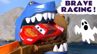 McQueen Brave Racing Stories with Toy Cars
