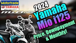 2024 Yamaha Mio i125 & i125s Updated Price, Downpayment & Monthly | Philippines