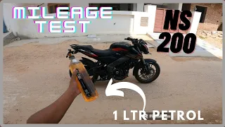 Bajaj Pulsar NS200 2023 Mileage Test🏍️ | After 1st Service | Shocking Result 😮😮