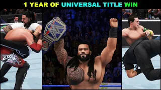 WWE 2K20 ''Roman Reigns 1 Year Of Universal Title Win' Gameplay | WWE 2K20 PS5 LIVE Gameplay ||