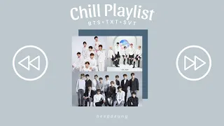 b t s • t x t • s e v e n t e e n ~ chill/study/sleep playlist