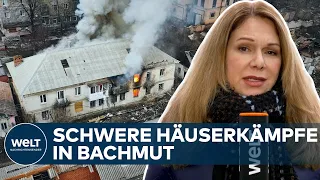 FRONT-LAGE IN BACHMUT: „Es sind Straßenschlachten - ein echter Häuserkampf“ | Krieg in der Ukraine