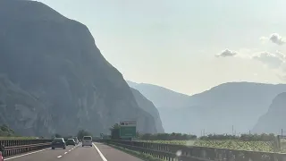 Italy Brenner pass to Gardasee Garda lake süd tirol south tirol