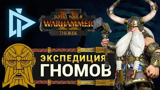 Гномы в Total War Warhammer 2 прохождение за Торека Железноброва (кампания Вихря) - #1