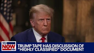 Newly released Trump audio tape has discussion of "highly classified" document | LiveNOW from FOX