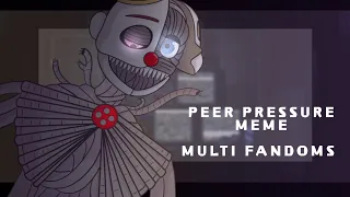 PEER PRESSURE meme animation // Ft. MULTI FANDOMS (FlipaClip)