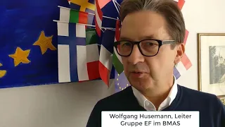 Interview mit W  Husemann, Leiter der Gruppe   Europäische Fonds für Beschäftigung  im BMAS