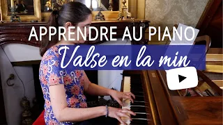 Jouer au piano la Valse en la mineur de Frédéric Chopin, Clara Adam