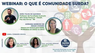 Webinar: O que é comunidade Surda?