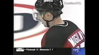 Alex Mogilny's five hole goal vs Penguins (28 mar 2000)