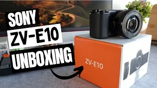 Unboxing my first camera the Sony ZV-E10