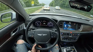 2018 Genesis G80 5.0 Ultimate - POV Test Drive | 0-60